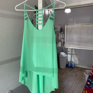 Lush brand chiffon tank